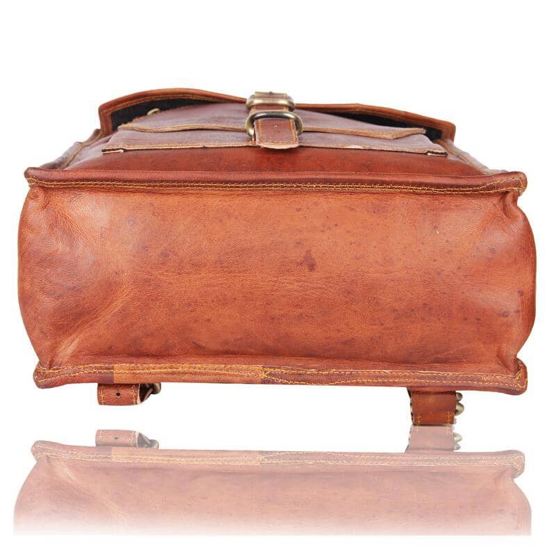 Campus 15-inch Leather Backpack — view 3