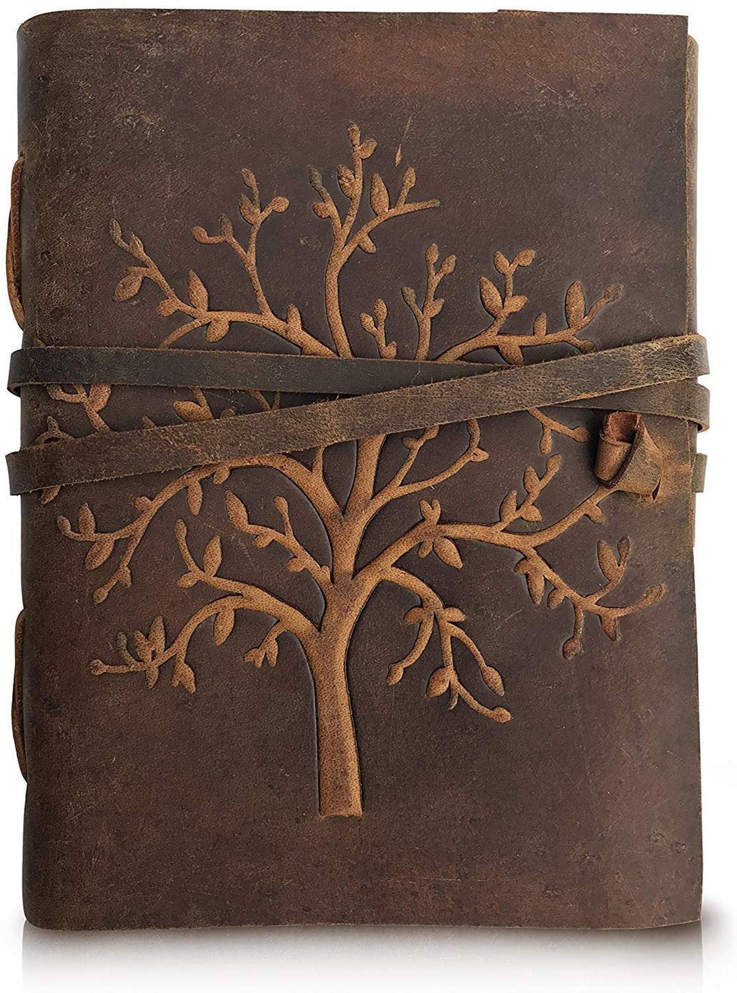 Personalized Leather Journal / Engraved Journal / Minimalist Journal for Men and Women / Hard Cover Notebook