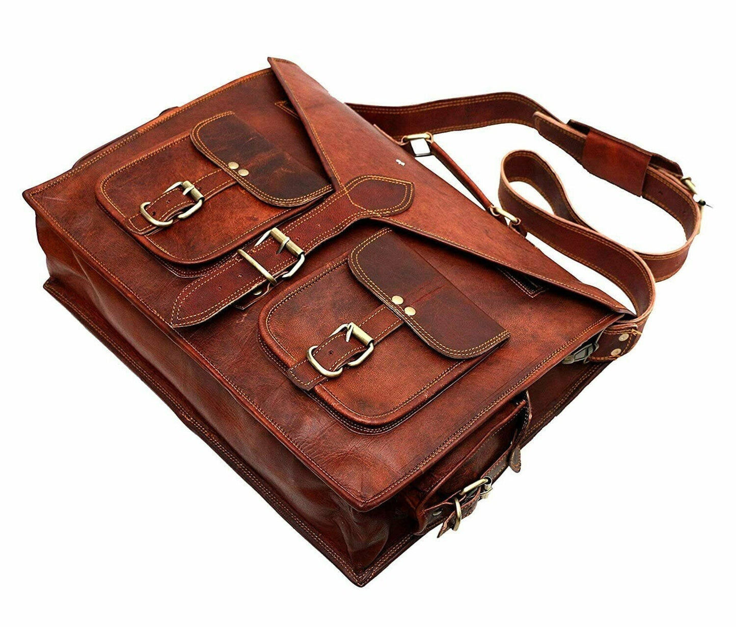Leather Messenger Bag, Messenger Bag men, Large messenger bag, Vintage messenger bag, Handcrafted laptop bag, Brown Briefcase bag gift men