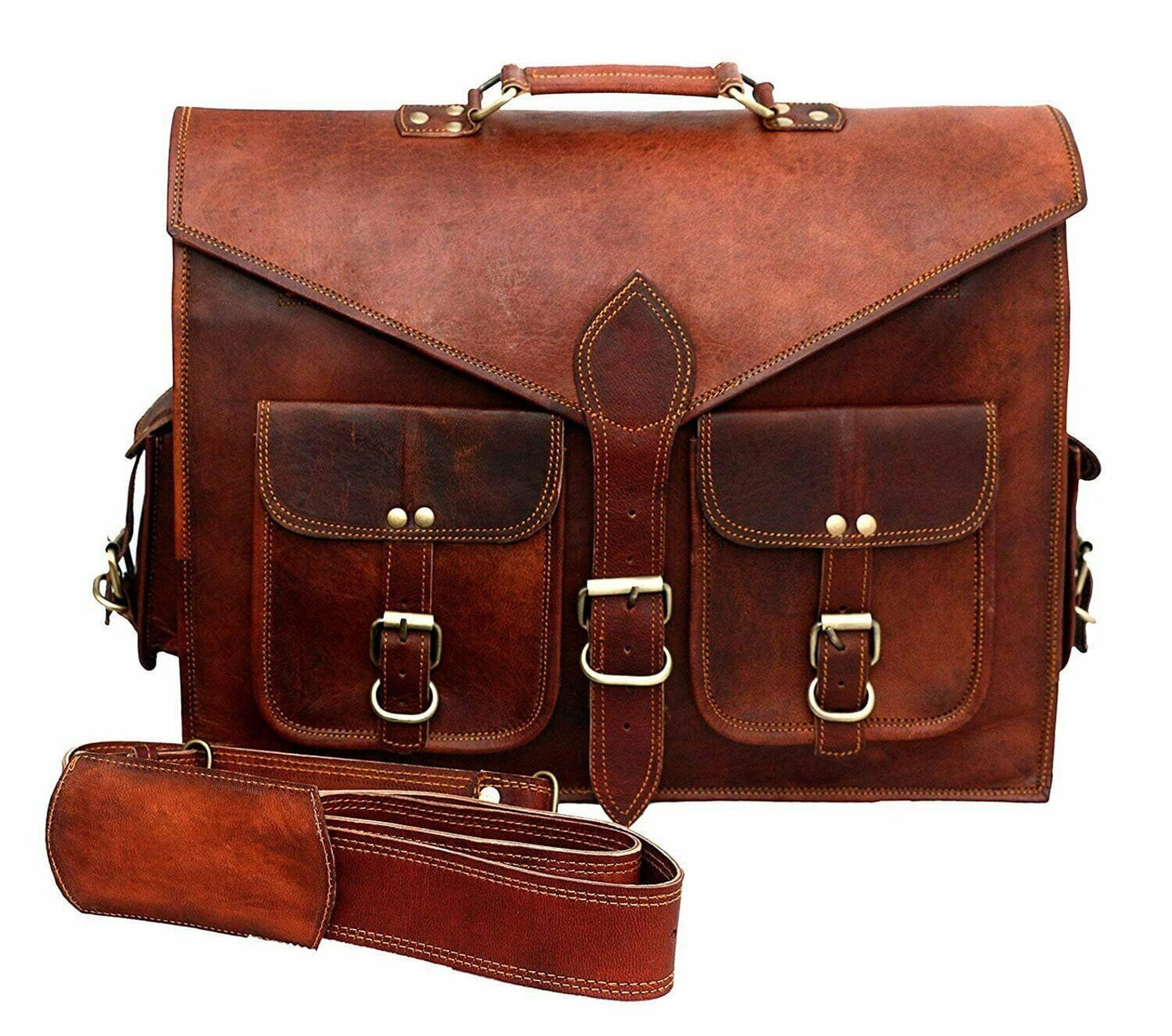 Leather Messenger Bag, Messenger Bag men, Large messenger bag, Vintage messenger bag, Handcrafted laptop bag, Brown Briefcase bag gift men