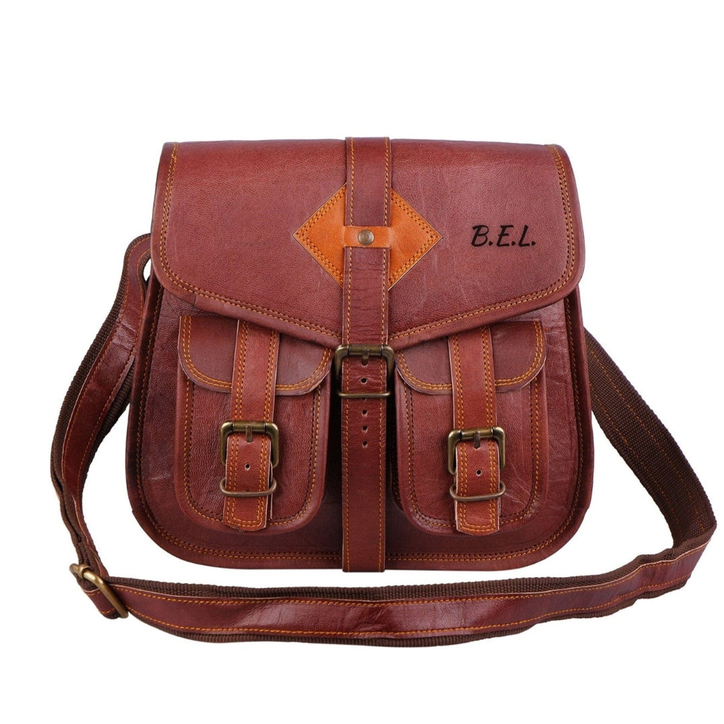 Vintage Leather Shoulder Bag for Women, Leather Sling Crossbody bag, Satchel bag, Vintage style leather bag