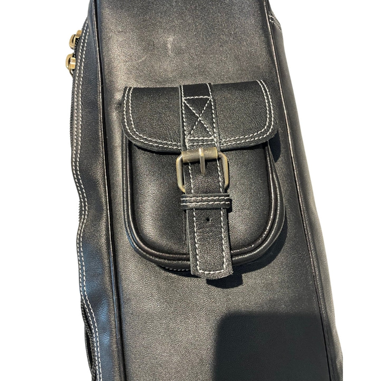 Leather guitar bag, guitar stylish bag, gift for musicians, gift for guitarists, guitar case, electric guitar bag, acoustic guitar bag