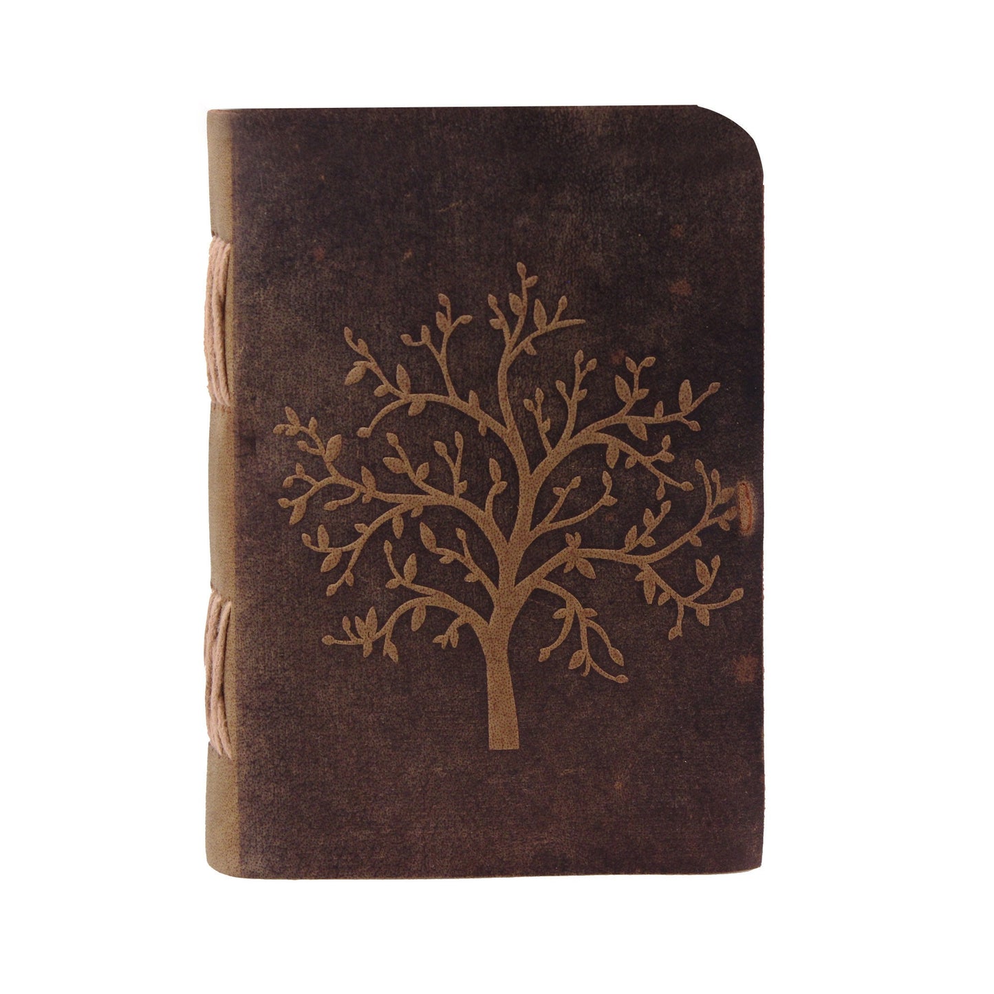 Tree of Life Handmade Leather Journal For Students, Artists, Men and Women 7Hx5W Inch Brown Christmas Gift ( Pack of 2)