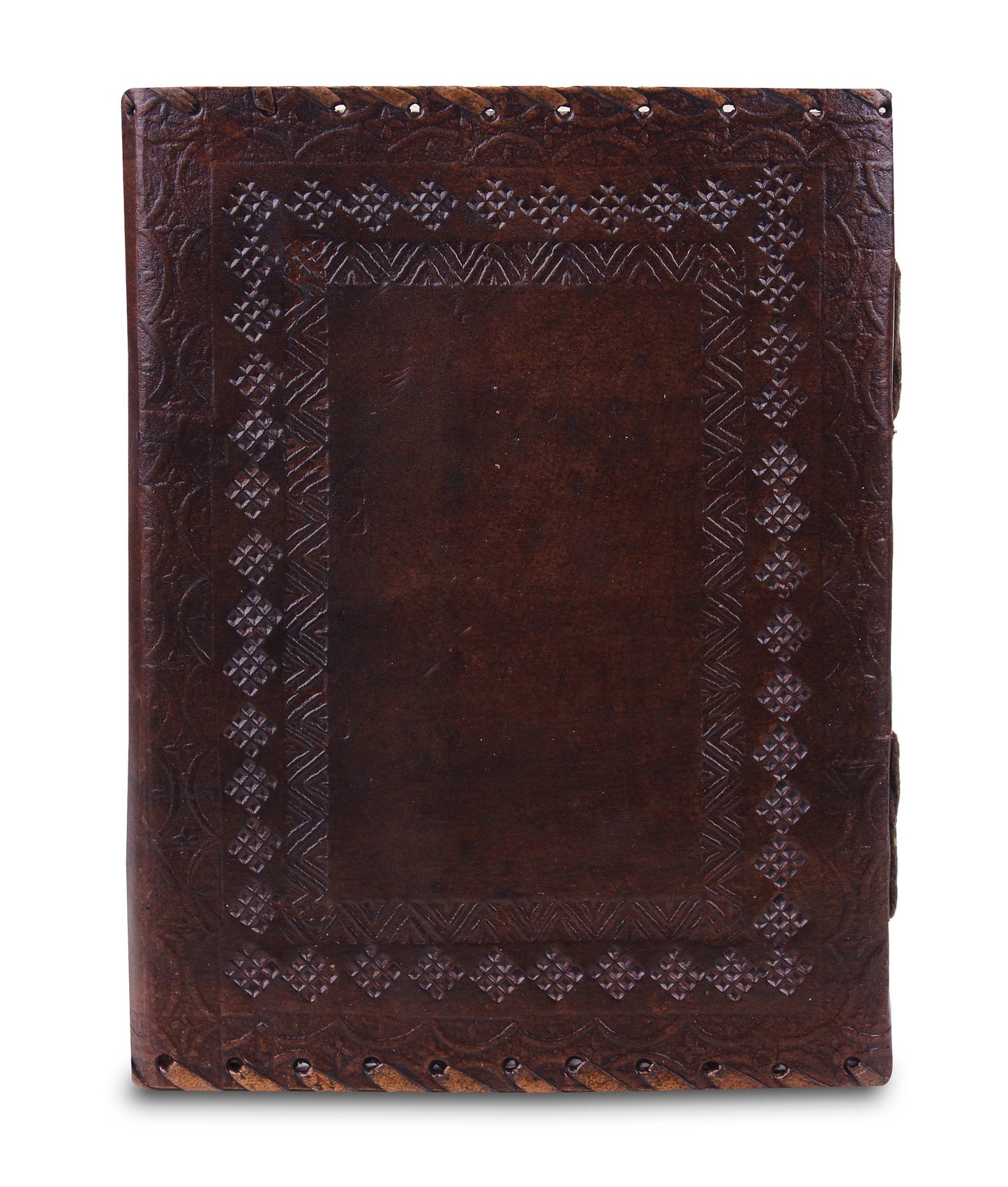 Vintage Leather Journal with Lock and keys Closure 8 Inch ( Pack of 2)