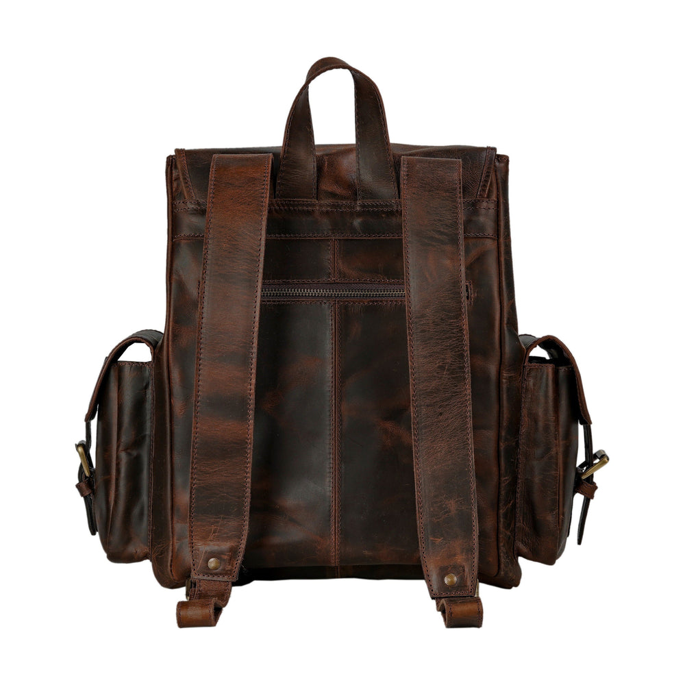 Women's Leather Mini Backpack – College Rucksack