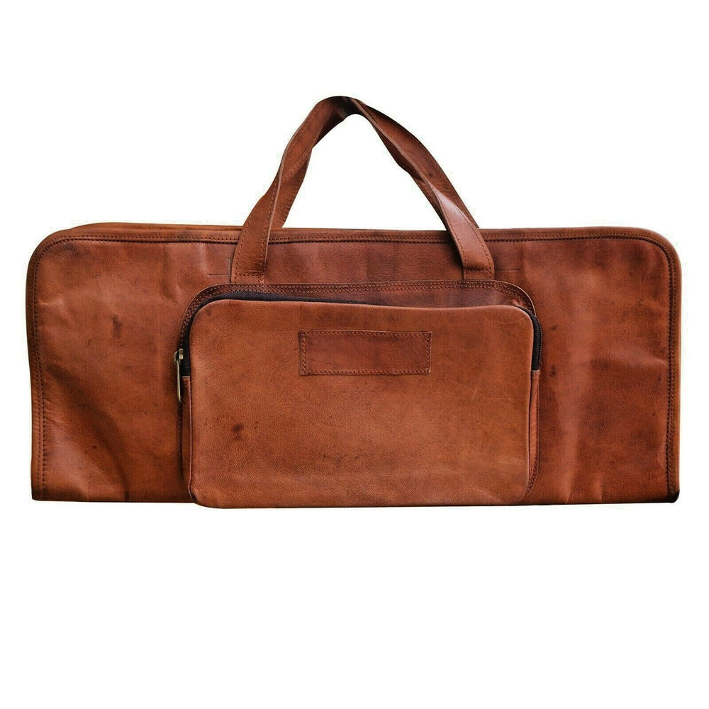 Personalized Leather Drumstick Bag