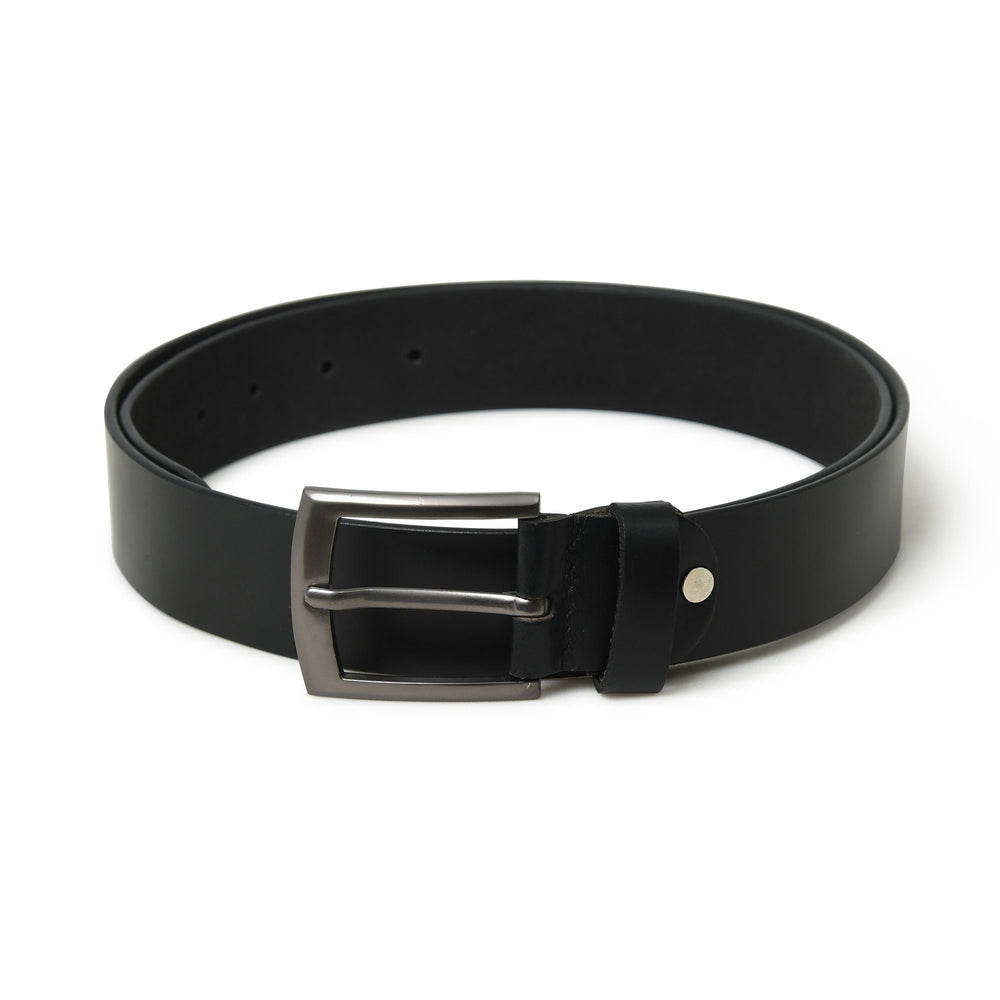 The Artisan Belt — Full-Grain Black Leather