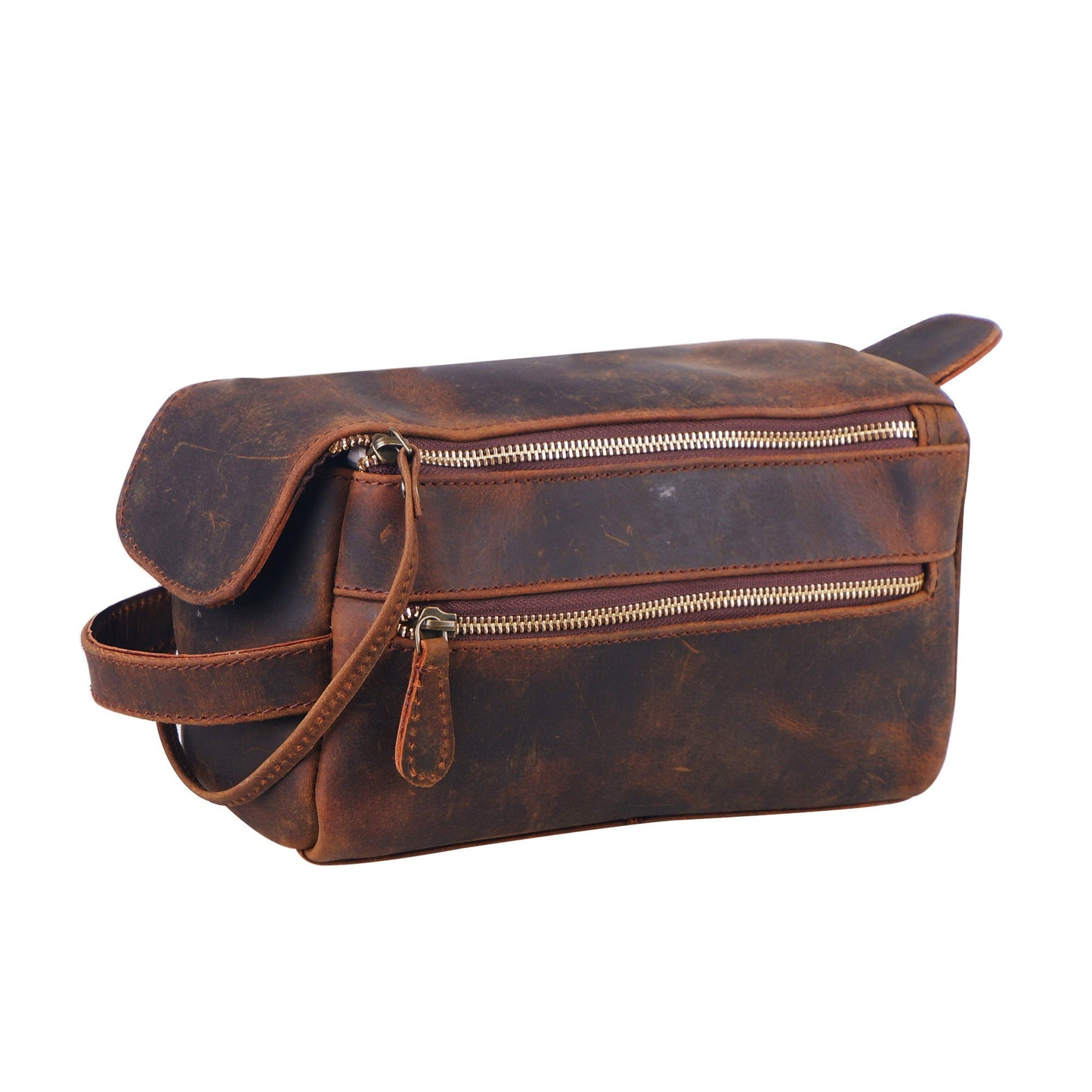 Handmade Full Grain Leather Overnight Weekender Travel Duffel Bag, leather Toiletry Bag & Wallet Super Saver Combo Deal, Travel gift for him