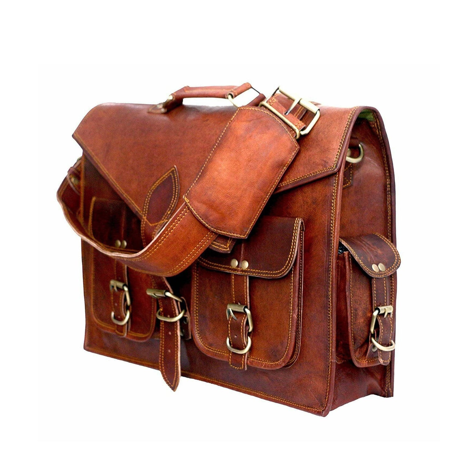 Leather Messenger Bag, Messenger Bag men, Large messenger bag, Vintage messenger bag, Handcrafted laptop bag, Brown Briefcase bag gift men