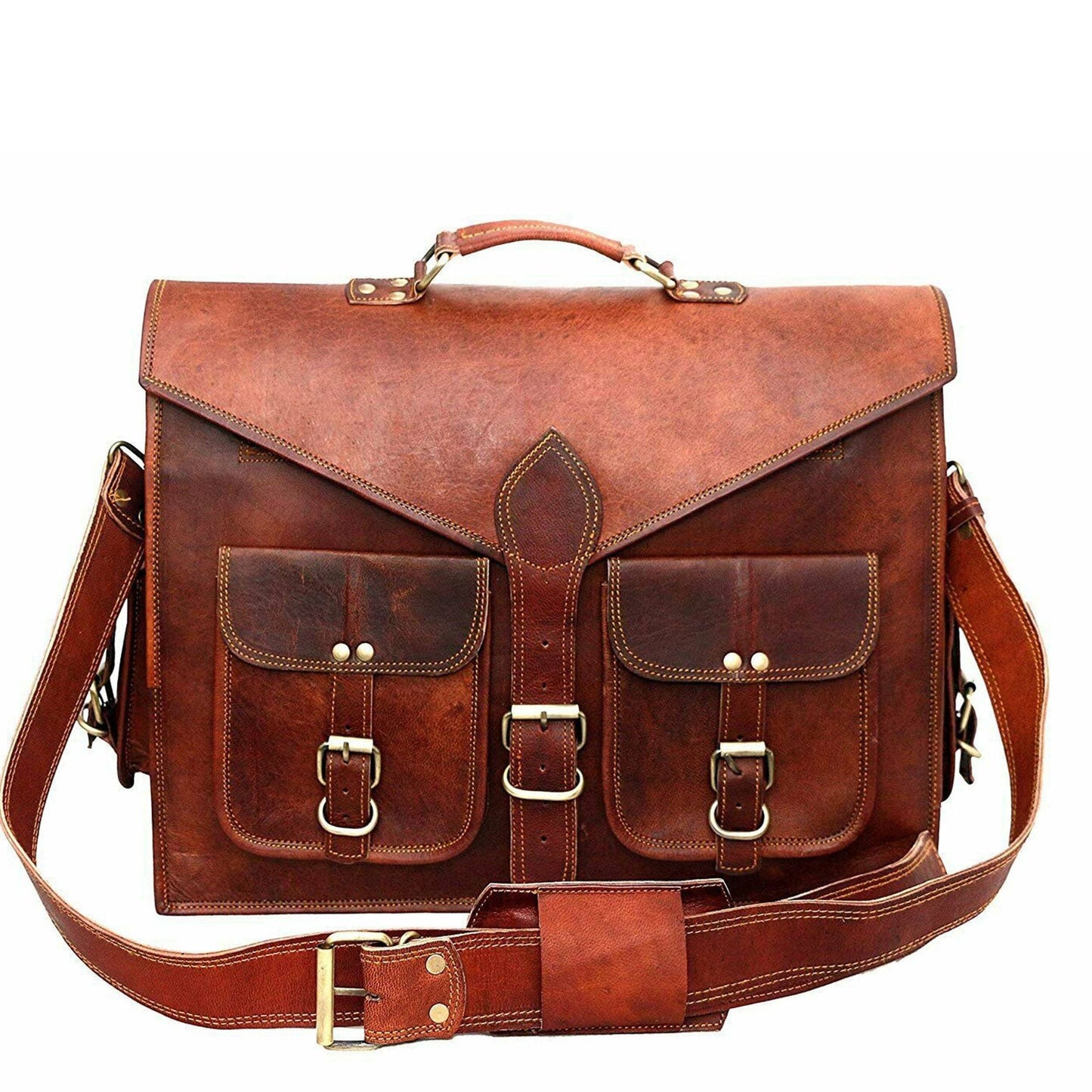 Leather Messenger Bag, Messenger Bag men, Large messenger bag, Vintage messenger bag, Handcrafted laptop bag, Brown Briefcase bag gift men