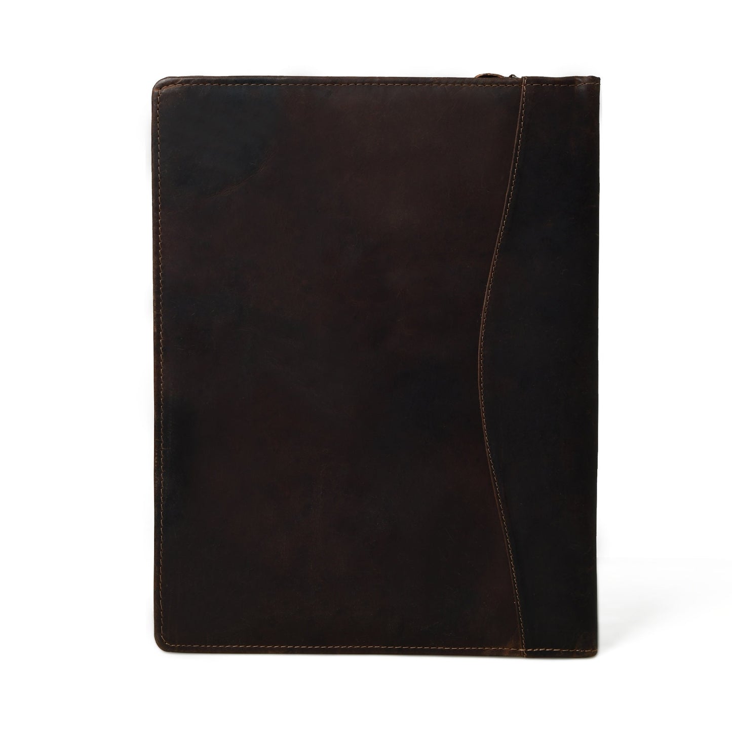 Personalized LEATHER PORTFOLIO, Padfolio, Gift for men, Fathers day gift, Brown genuine leather portfolio, Portfolio storage & organization
