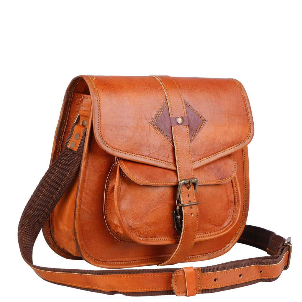 Amber Pocket Leather Crossbody — view 1