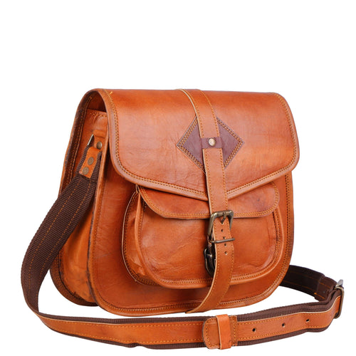 Amber Pocket Leather Crossbody — view 1