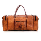 Amber Trail Leather Duffel — view 1