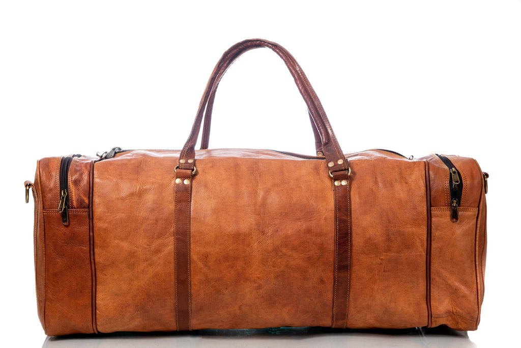 Amber Trail Leather Duffel — view 2