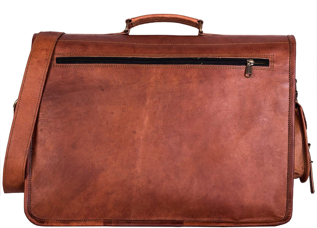 Archive Twin-Pocket Leather Briefcase — view 3