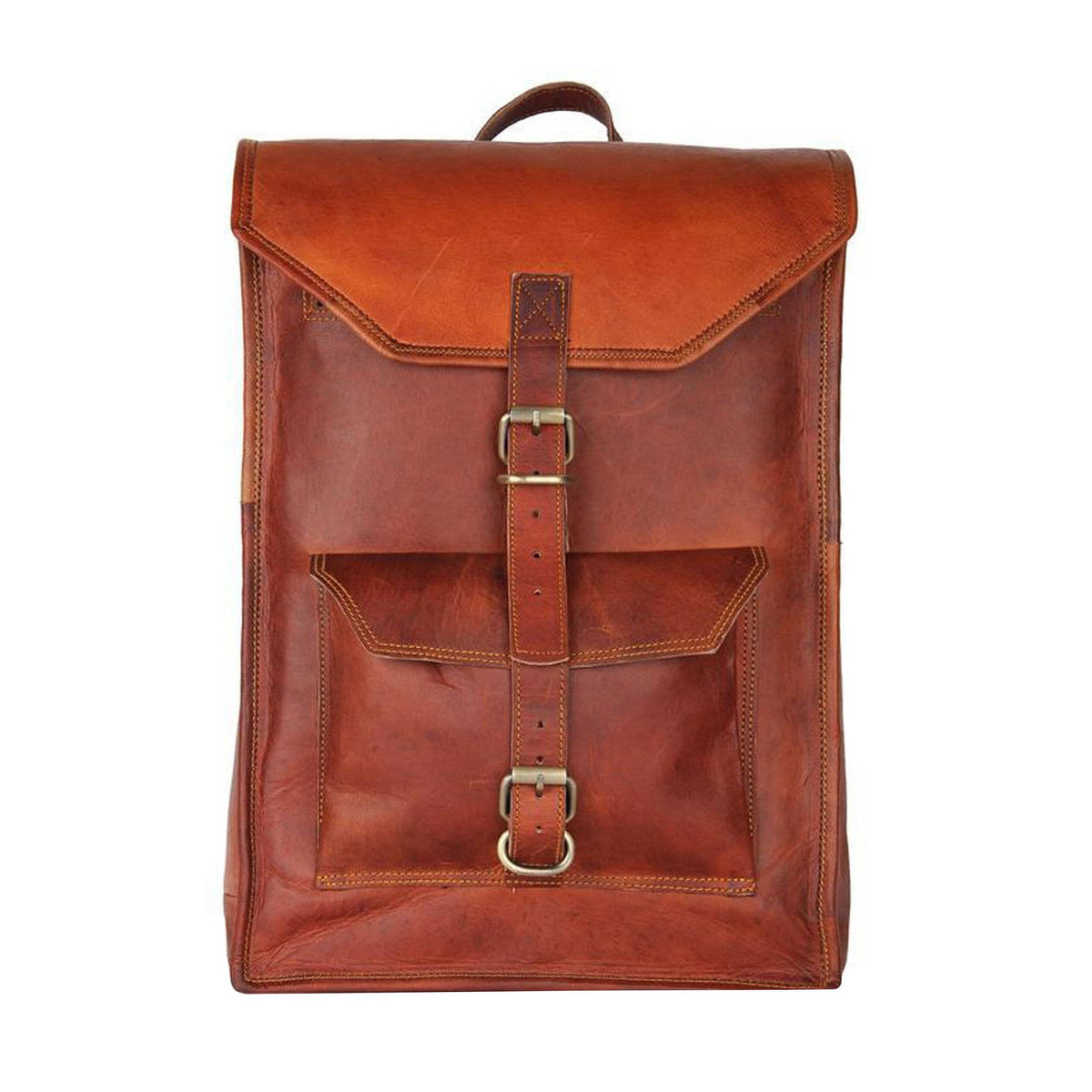Campus 15-inch Leather Backpack — view 1