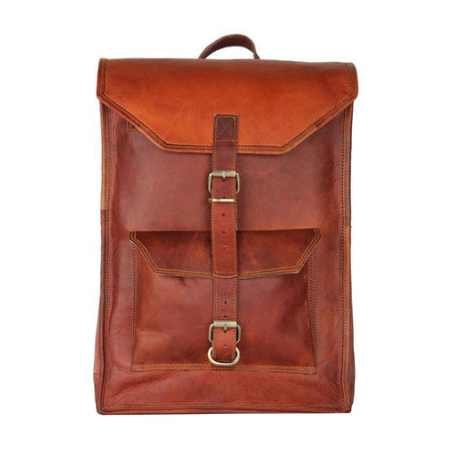 Campus 15-inch Leather Backpack — view 1