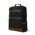 Canvas Commuter Backpack with Buffalo Leather Trim — view 1