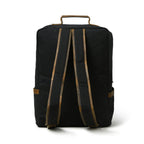 Canvas Commuter Backpack with Buffalo Leather Trim — view 2