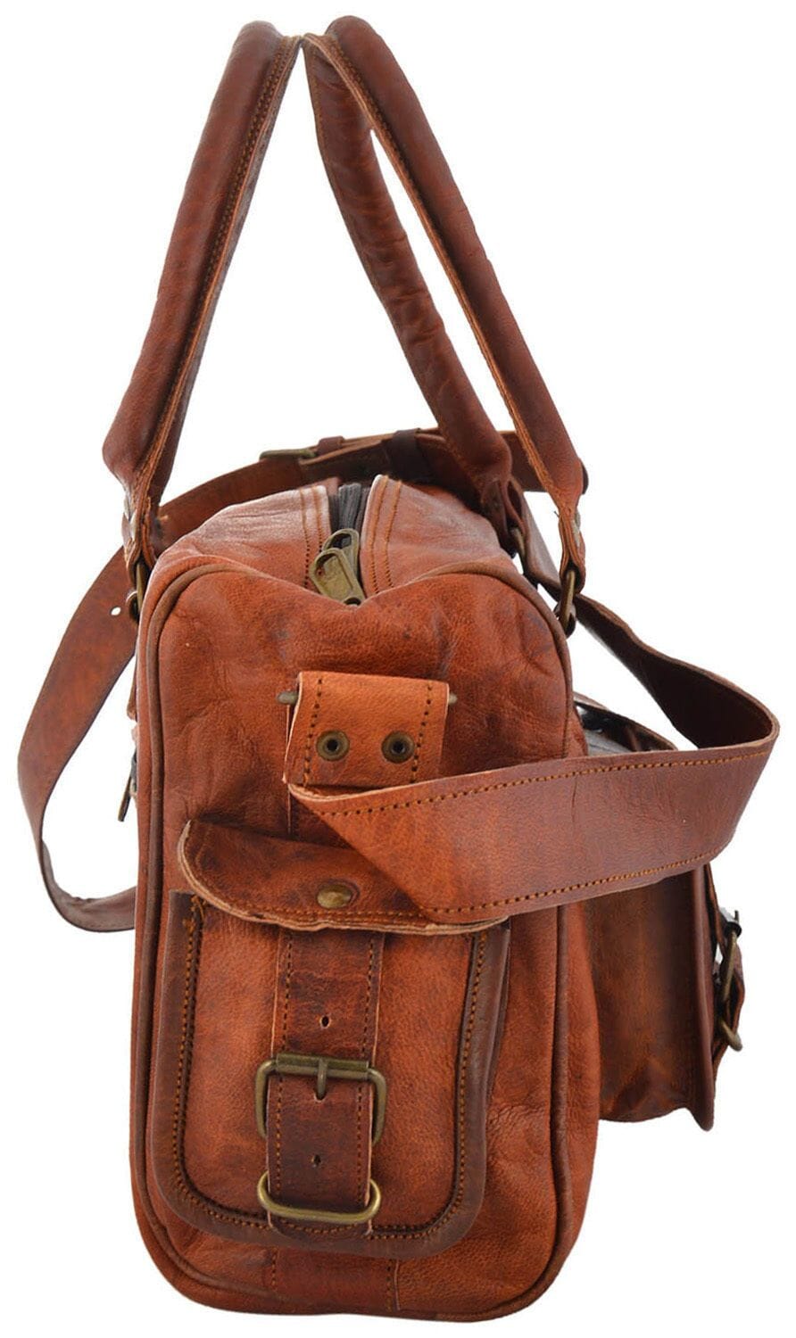 Everyday Pocket Leather Carryall — view 2