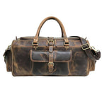 Hunter Buffalo Leather Pocket Duffel — view 1