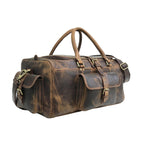 Hunter Buffalo Leather Pocket Duffel — view 2