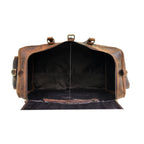Hunter Buffalo Leather Pocket Duffel — view 3