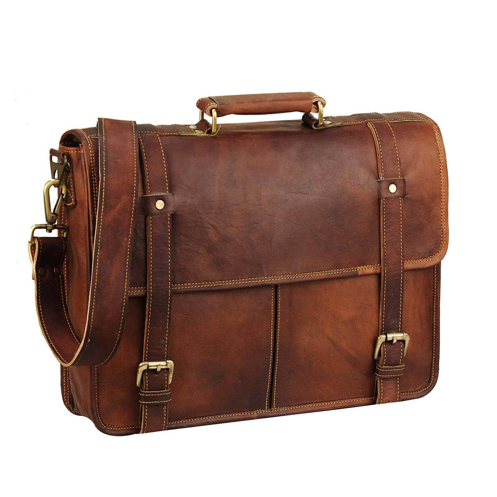 Ledger Leather Work Satchel — view 1