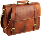 Ledger Leather Work Satchel — view 3