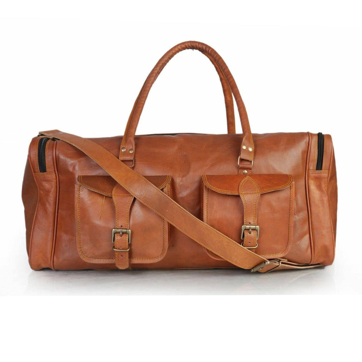 Longhaul Multi-Pocket Leather Duffel — view 1