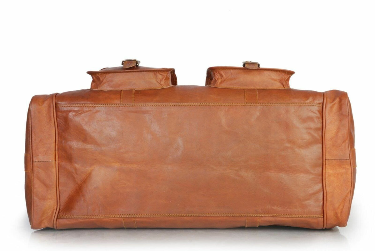 Longhaul Multi-Pocket Leather Duffel — view 3