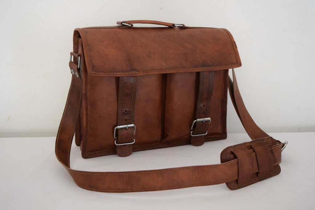 Longstrap Leather Office Messenger — view 2
