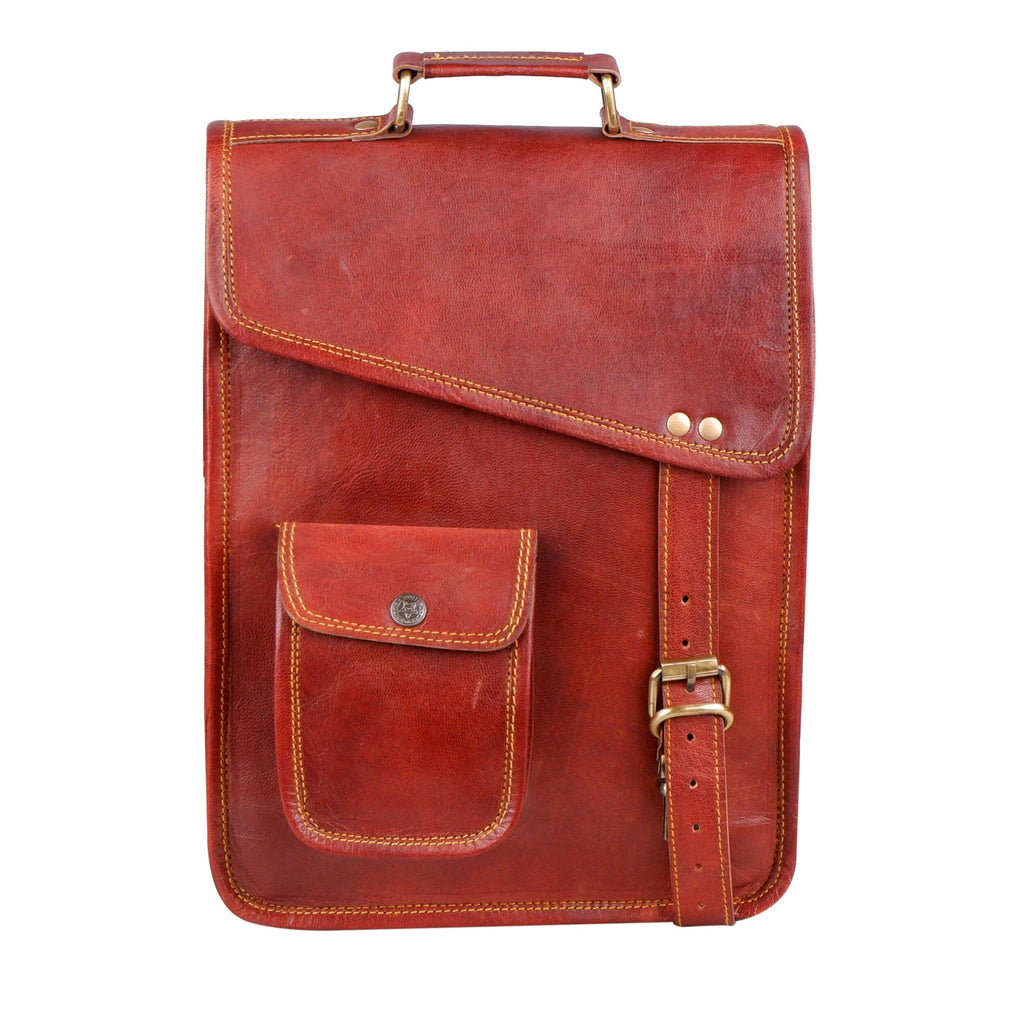 Maple Vertical Leather Crossbody — view 3