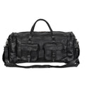 Onyx Oversized Leather Travel Duffel — view 1