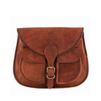 Petal Flap Leather Shoulder Bag — view 1