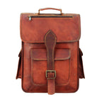 Ridge Leather Laptop Rucksack — view 1