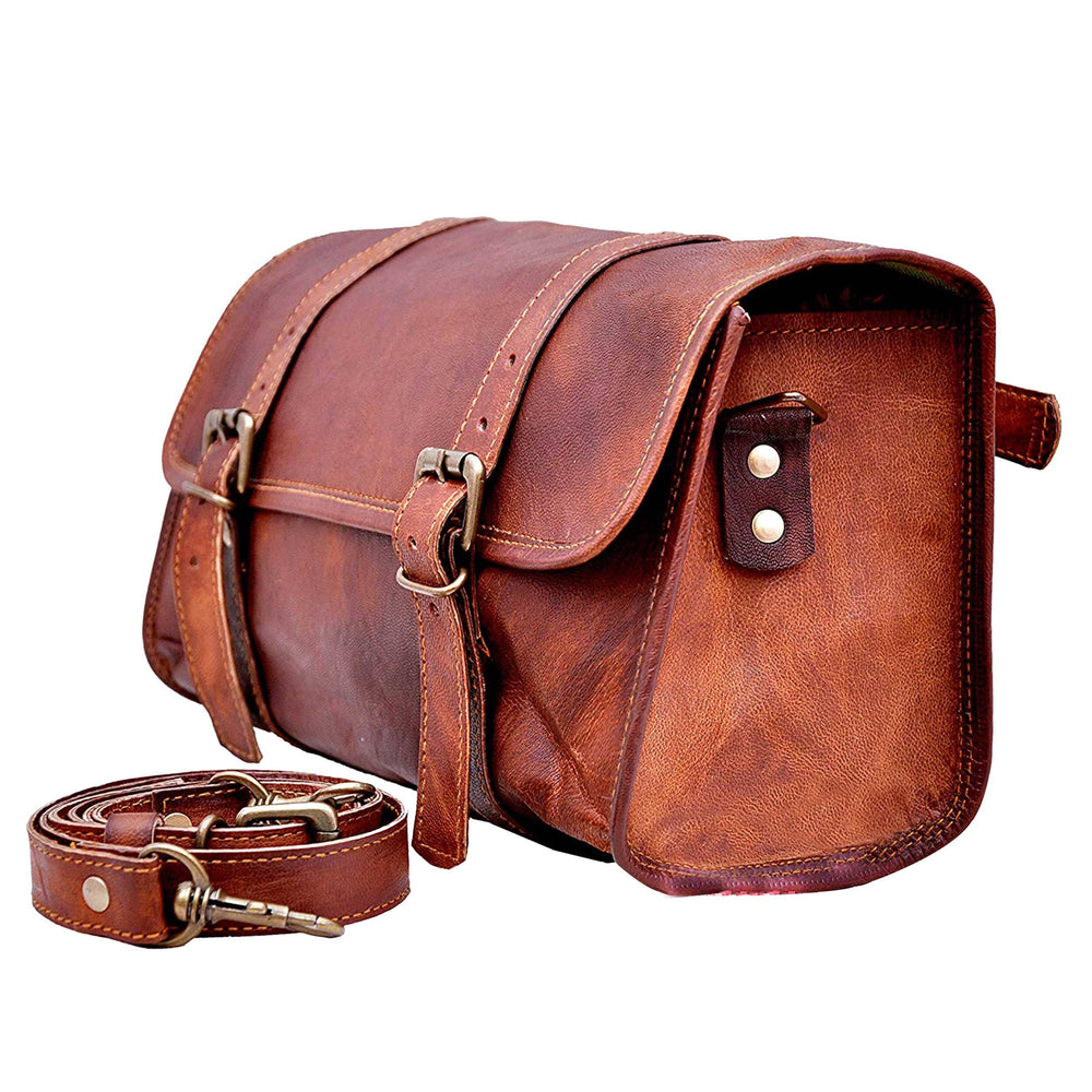 Roadside Leather Motorcycle Pouch — view 2