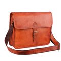 Tan Everyday Leather Messenger — view 1