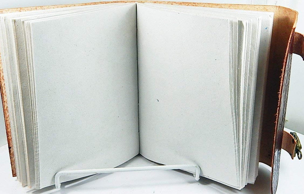 Dragon Design Leather Journal Set of 2 – Coptic Bound Lock Closure