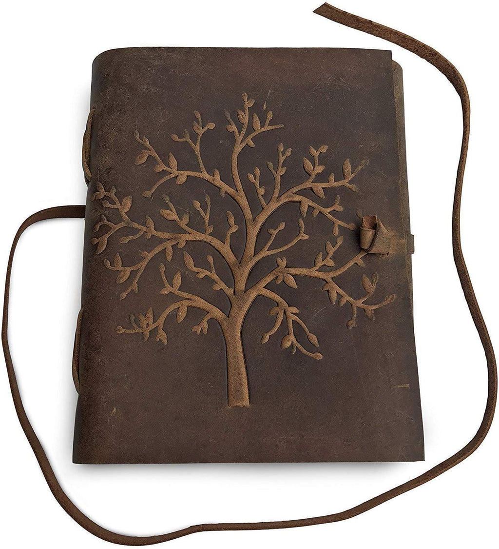 Personalized Engraved Leather Journal – Minimalist Hardcover Notebook