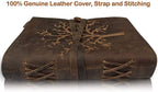 Personalized Engraved Leather Journal – Minimalist Notebook