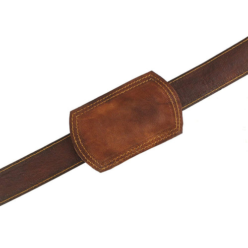 Adjustable Leather Shoulder Strap – Padded Brass Swivel Hooks
