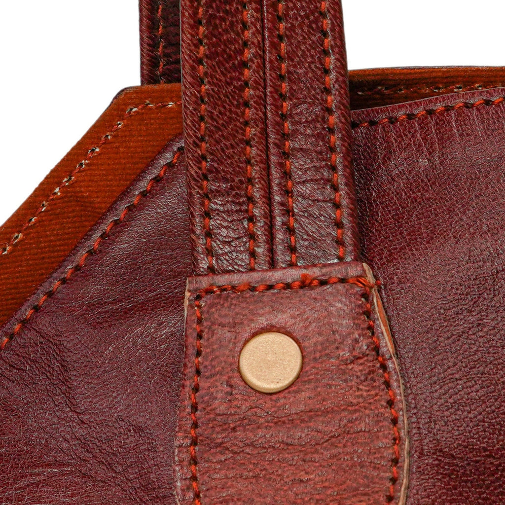 Women's Large Leather Tote Bag – Shoulder Handbag Gift for Her