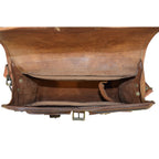 Personalized Vintage Leather DSLR Camera Saddle Satchel Bag