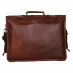 The Summit Leather Messenger — Brown