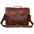 The Summit Leather Messenger — Brown