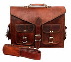 The Summit Leather Messenger