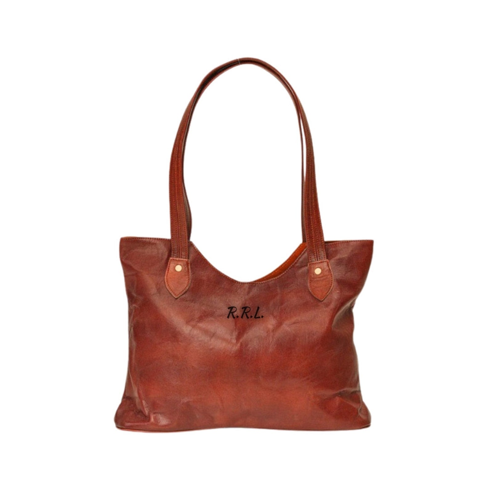 Women's Large Leather Tote Bag – Shoulder Handbag Gift for Her