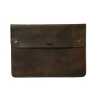 Leather MacBook Sleeve 13" & 14" – Personalized Laptop Case